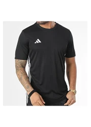 adidas تي-شيرت رجالي مريح سادة مناسب للاستخدام اليومي والرياضة