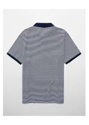American Eagle قميص بولو مخطط من AE Flex Pique