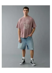 American Eagle Ae Boxy Post Malone Graphic T-shirt