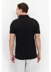 Puma Men Sportswear Fit Embroidered Logo Outdoor Polo Shirts, Black/white