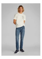 Calvin Klein Calvin Klein Men White Serif Box Graphic Short Sleeve T-Shirt