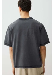 H&M Boxy Fit Washed T-shirt