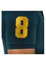 Giordano Men's 3D Lion Polo: Slim Fit, Bold Embroidery, Premium Pique