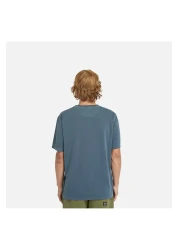 Timberland Garment Dye Men's Navy Blue T-Shirt