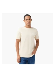 Lee Cooper Graphic Print Crew Neck T-shirt With Short Sleeves