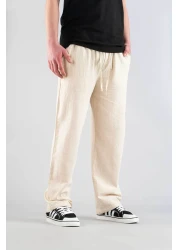 bombe Men's Pants Elastic Waist Slim Fit Flexible Lycra Basic Cotton Jogger