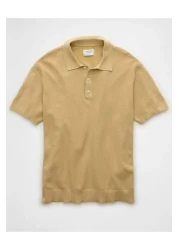 American Eagle قميص بولو سويت شيرت مغسول من AE