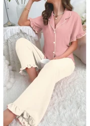 ELİTOL Bürümcük Arabian Buttoned Pajama Set