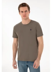 U.S. Polo Assn. Men's Regular Fit Crew Neck Mink Basic T-Shirt 50298035 -Vr052