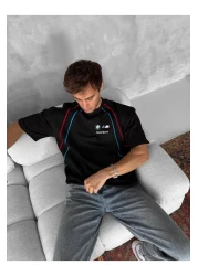 KUN SPORTSWEAR Unisex Oversize Motosport Bias T-Shirt