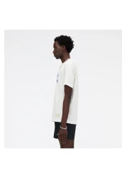 New Balance Men's White T-Shirt - Mt41514