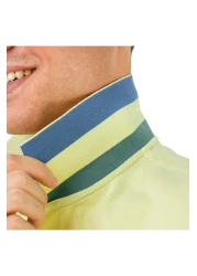 Giordano قميص بولو رجالي عالي الأداء: بيكيه كلاسيكي، ياقة مدببة، تفاصيل مطرزة