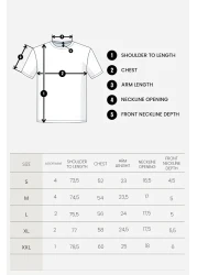 The Champ Clothing تي شيرت رجالي مريح بطبعة Caeed Smithy مقاس كبير مكون من خيطين