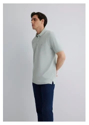 Mavi تي شيرت بولو أخضر بقصة ضيقة / مقاس نحيف 063247-70148