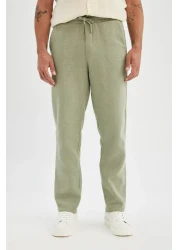 Defacto Relax Fit Straight Leg Cotton Trousers D2972Ax24Sm
