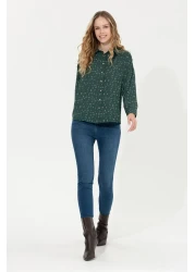 U.S. Polo Assn. Women's Green Shirt