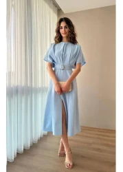 Modisma Belt Detailed Dress