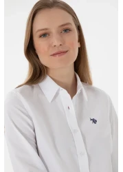 U.S. Polo Assn. Women's White Long Sleeve Basic Shirt 50307726 -Vr013