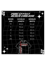 PURE EFFECT تي شيرت Stussy 8 وردي اللون مقاس كبير للجنسين من القماش السميك