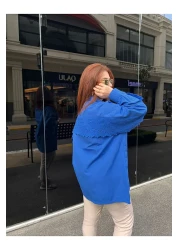 Qaju قميص سكالوب ساكس للسيدات