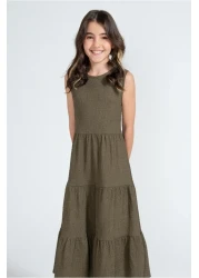 Kyron Girls' Wrapped Dress / with Different Color Options