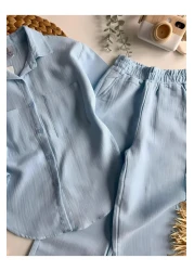 KETBaby طقم قميص موسلين كبير الحجم للأطفال للجنسين