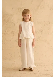 Fahhar Kids بدلة قطنية مع فلانيل على الجوانب إكرو