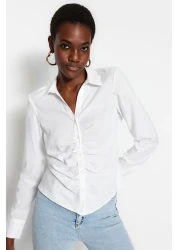  Collection إكرو - قميص منسوج بقصة ضيقة/مجهزة TWOSS23GO00177