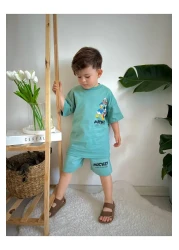 JELİBOOM Organic 100% Cotton Children's Shorts Set