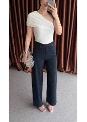 HAZELANNA Neutral Stone Jean