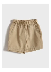 LC Waikiki Elephant Printed Baby Boy Shirt and Shorts 2-Piece