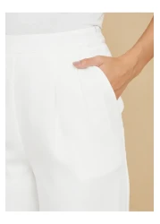 Styli بنطلون عالي الخصر واسع الساق