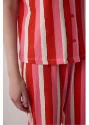 Penti طقم بيجامة سوبي مع قميص وبنطلون إكرو