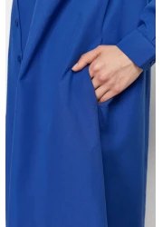  Modest فستان قميص منسوج بأزرار من Saks TCTSS24EB00137