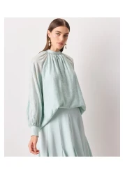 İpekyol بلوزة منسوجة خضراء