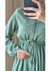 PARQAURA Summer Hijab Wrap Dress