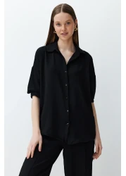  Collection Aerobin Black Shirt and Trousers Set - Twoss24Au00038