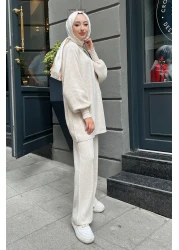 erk giyim Balloon Sleeve Knitwear Set