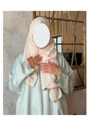 Nimet Abla Butik Hand Embroidered Prayer Robe Suit