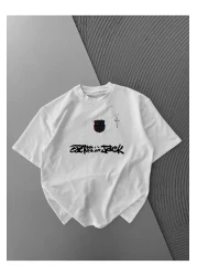 SENTİNEL WEAR Barça Embroidered T-Shirt (Travis Scott Special Design)