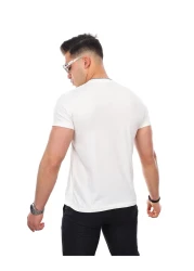 Kozik Men's Black-Grey-White Standard Fit Crew Neck 100% Cotton Non-Shrink 3-Piece Men's T-Shirt Pack