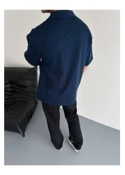 İLKCET MODA Italy Embroidery Unisex Oversize T-Shirt