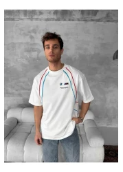 KUN SPORTSWEAR Unisex Oversize Motosport Bias T-Shirt