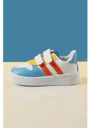 Beınsteps Air V2 - Comfortable Breathable White Blue Red Children's Sports Shoes