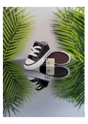 elma bebe Comfortable Fit Girl Boy Baby Unisex Baby Kids Short Lace-Up Linen Canvas Sneaker Sports Shoes