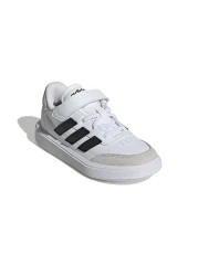 adidas Courtblock El C - Kids White Casual Shoes Id6506