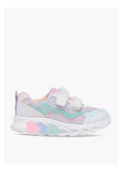 Flora Bella by Shoexpress Flora Bella Ombre Light-Up Sneakers with Hook and Loop Closure