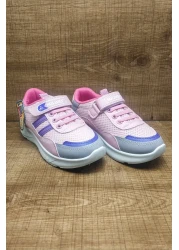 Bolimex Soft Comfortable Sole Banded Pink Girl's Sneakers-Sports Shoes