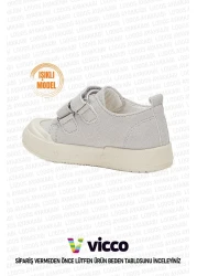 Vicco Mago Model Lighted Unisex Baby Booties Sports Shoes Gray Sneaker