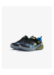 Skechers Light Storm 2.0 Little Boy Black Lighted Sports Shoes 400150 N Bkbl